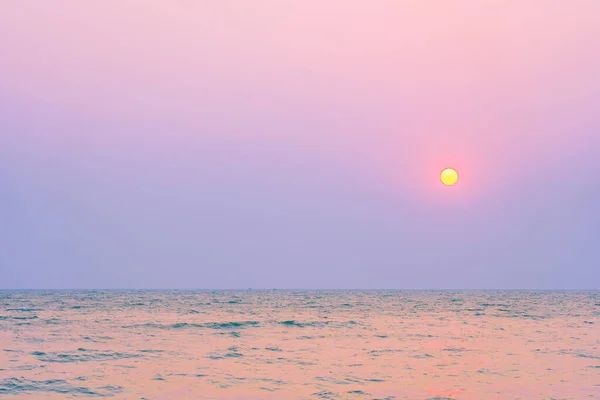 Природа Морского Пляжного Океана Закате Восходе Солнца Незабываемого Путешествия Отдыха — стоковое фото