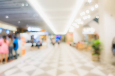 Arkaplan için mağaza içindeki soyut bulanıklık ve defocus alışveriş merkezi