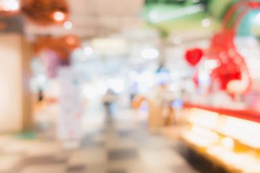 Arkaplan için mağaza içindeki soyut bulanıklık ve defocus alışveriş merkezi