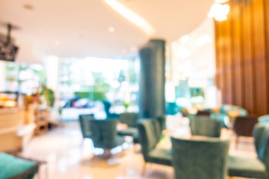 Soyut bulanık otel lobisi arka plan için iç mekan