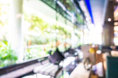 Soyut bulanık otel lobisi arka plan için iç mekan