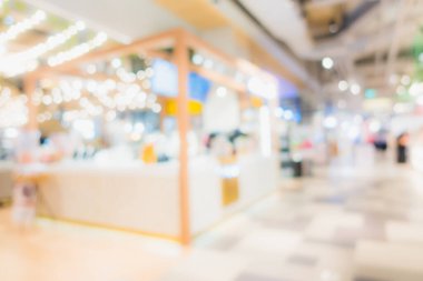 Arkaplan için mağaza içindeki soyut bulanıklık ve defocus alışveriş merkezi