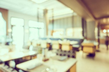 Soyut bulanık kahvaltı büfesi restoran ve otelin iç tarafındaki kafeterya arka plan için.