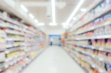 Arkaplan için mağaza içindeki soyut bulanıklık ve defocus alışveriş merkezi