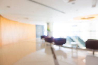 Hasta sulama alanı sağlık geçmişi için olan soyut bulanıklık ve defocus bokeh klinik lobisi