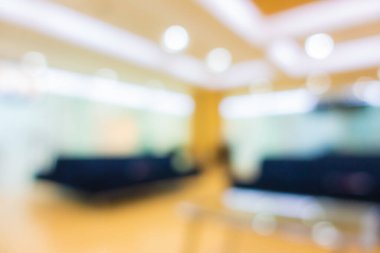 Hasta sulama alanı sağlık geçmişi için olan soyut bulanıklık ve defocus bokeh klinik lobisi