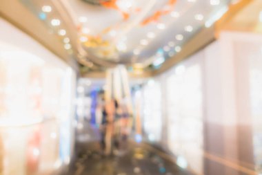 Arkaplan için mağaza içindeki soyut bulanıklık ve defocus alışveriş merkezi