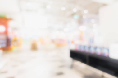 Arkaplan için mağaza içindeki soyut bulanıklık ve defocus alışveriş merkezi