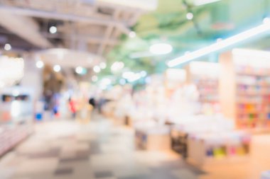 Arkaplan için mağaza içindeki soyut bulanıklık ve defocus alışveriş merkezi