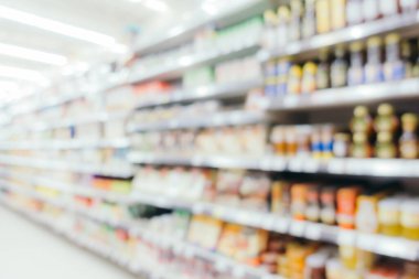 Arkaplan için mağaza içindeki soyut bulanıklık ve defocus alışveriş merkezi