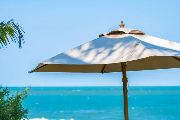 Umbrella Chair Beach Sea Ocean Travel Vacation — Stock Photo, Image