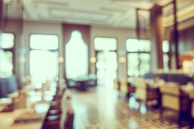 Soyut bulanık kahvaltı büfesi restoran ve otelin iç tarafındaki kafeterya arka plan için.