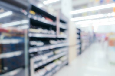 Arkaplan için mağaza içindeki soyut bulanıklık ve defocus alışveriş merkezi