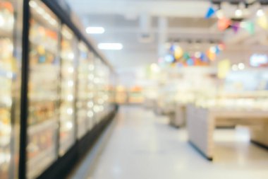 Arkaplan için mağaza içindeki soyut bulanıklık ve defocus alışveriş merkezi