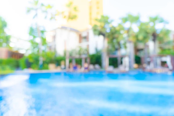 Abstract Blur Defocus Outdoor Swimming Pool Hotel Resort Travel Vacation — Stock Photo, Image