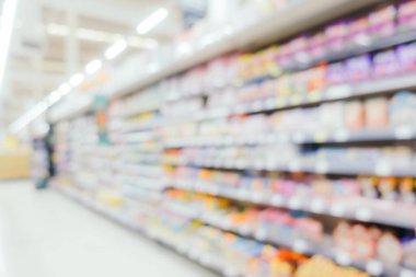 Arkaplan için mağaza içindeki soyut bulanıklık ve defocus alışveriş merkezi