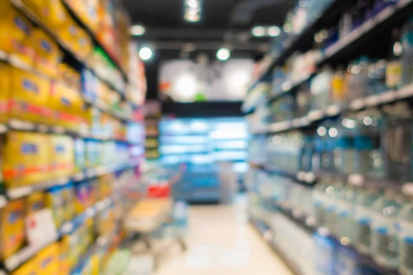 Abstract Blur Defocus Supermarket Shopping Mall Department Store Interior Background — Stock Photo, Image