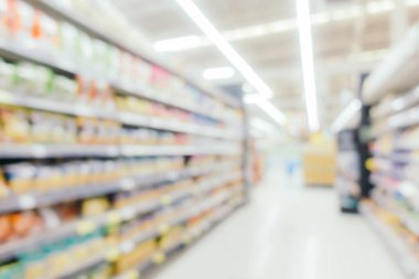 Arkaplan için mağaza içindeki soyut bulanıklık ve defocus alışveriş merkezi