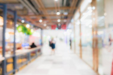 Arkaplan için mağaza içindeki soyut bulanıklık ve defocus alışveriş merkezi
