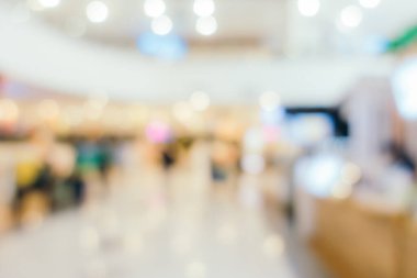 Arkaplan için mağaza içindeki soyut bulanıklık ve defocus alışveriş merkezi