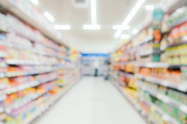 Arkaplan için mağaza içindeki soyut bulanıklık ve defocus alışveriş merkezi