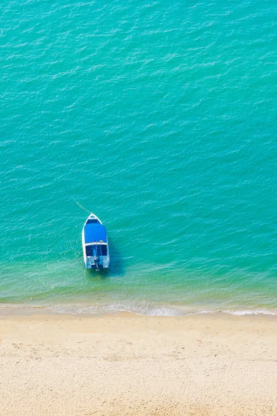 Speed Boot Prachtige Tropische Zee Oceaan Bijna Strand Voor Vrijetijdsbesteding — Stockfoto