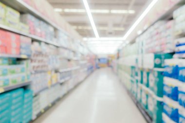 Arkaplan için mağaza içindeki soyut bulanıklık ve defocus alışveriş merkezi