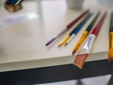 Boya fırçası ve kalem seti