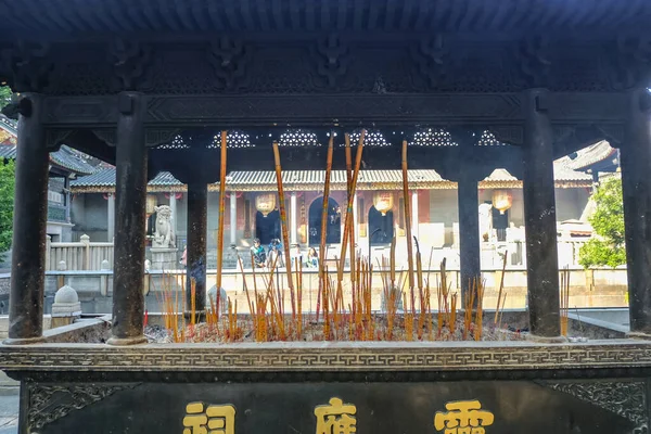 Foshan Čína Listopadu 2015 Velký Starověký Hrnec Foshan Ancestral Temple — Stock fotografie