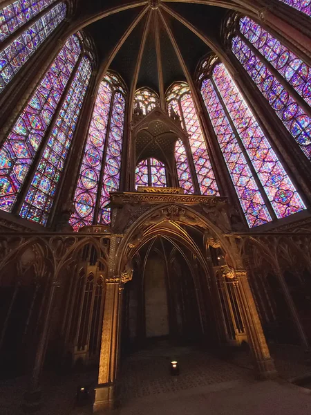 Vidrieras Saint Chapelle París —  Fotos de Stock