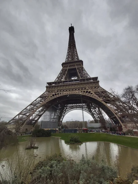 2020 Paris Frankrike Eiffeltornet Utsikt — Stockfoto