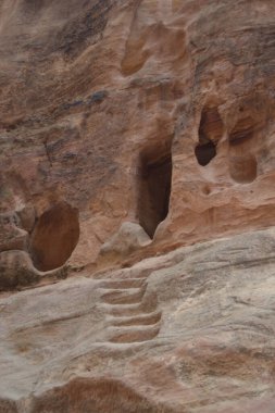 Petra - Ürdün 'ün güneyinde tarihi ve arkeolojik şehir