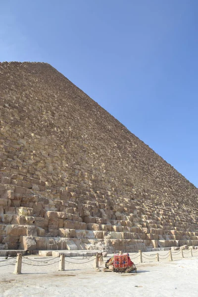 Egyptské Pyramidy Velkých Faraonů — Stock fotografie