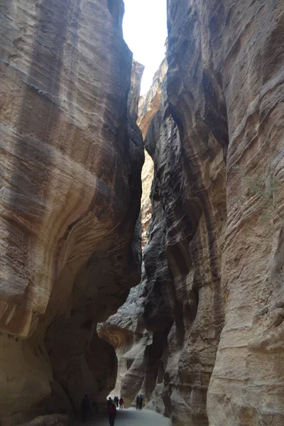 Petra Jordania 2019 Ciudad Histórica Arqueológica Sur Jordania — Foto de Stock