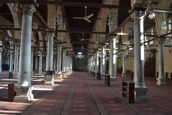 Mesquita Amr Ibn Interior — Fotografia de Stock
