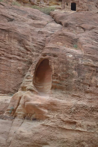 Petra Ciudad Histórica Arqueológica Sur Jordania — Foto de Stock