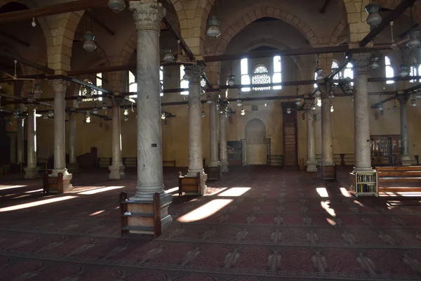 Mesquita Amr Ibn Interior — Fotografia de Stock