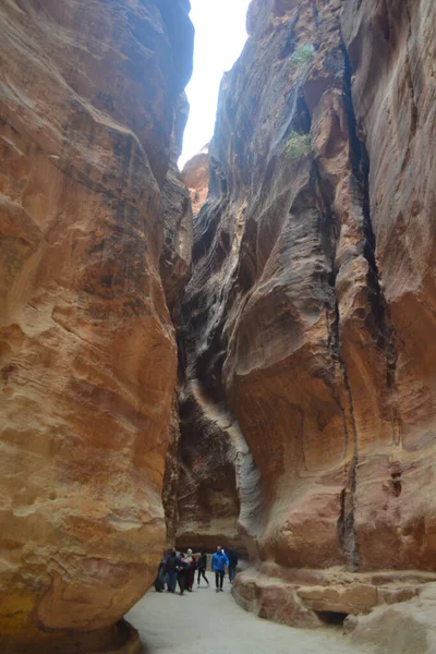 Petra Jordan 2019 Исторический Археологический Город Юге Иордании — стоковое фото