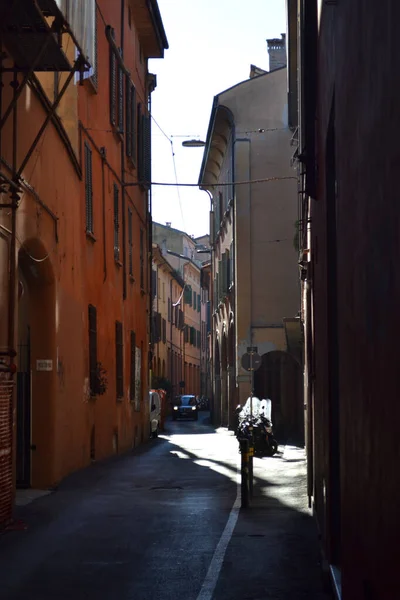 Circa Dezember 2019 Bologna Italien Bologna Stadtstraßen Weihnachtsbeleuchtung Stadtdekoration Bögen — Stockfoto