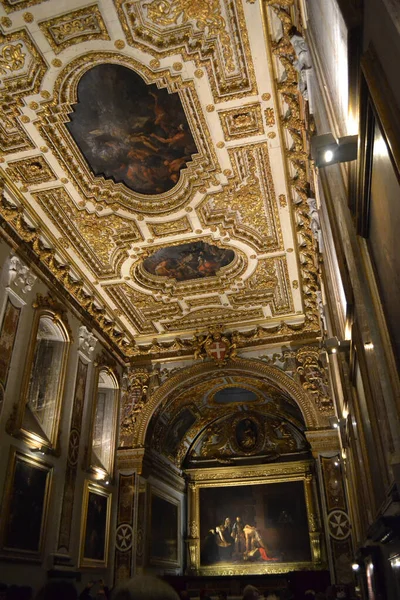 Circa April 2019 Valetta Malta Saint John Cathedral Interieur — Stockfoto