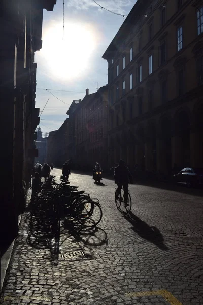 Circa Diciembre 2019 Bologna Italia Bologna City Streets Christmas Lights — Foto de Stock