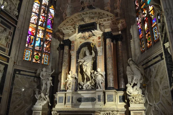 Kathedraal Van Milaan Interieur Duomo Milano — Stockfoto