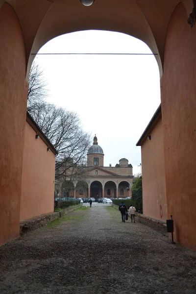 Circa Décembre 2019 Bologna Italie Rues Ville Bologne Lumières Noël — Photo