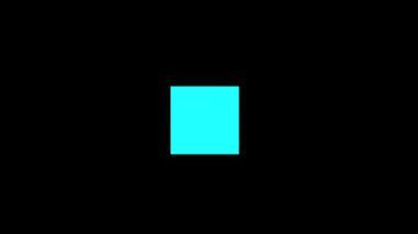 Soyut video - değişen geometrik şekiller