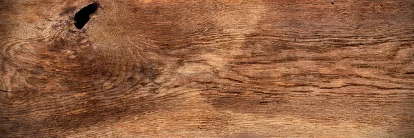 Старая Широкая Панорама Коричневый Ретро Дуб Текстура Фона — стоковое фото