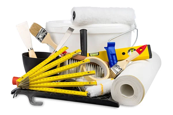 Renovatie decoratie diy tools en Emmertje — Stockfoto