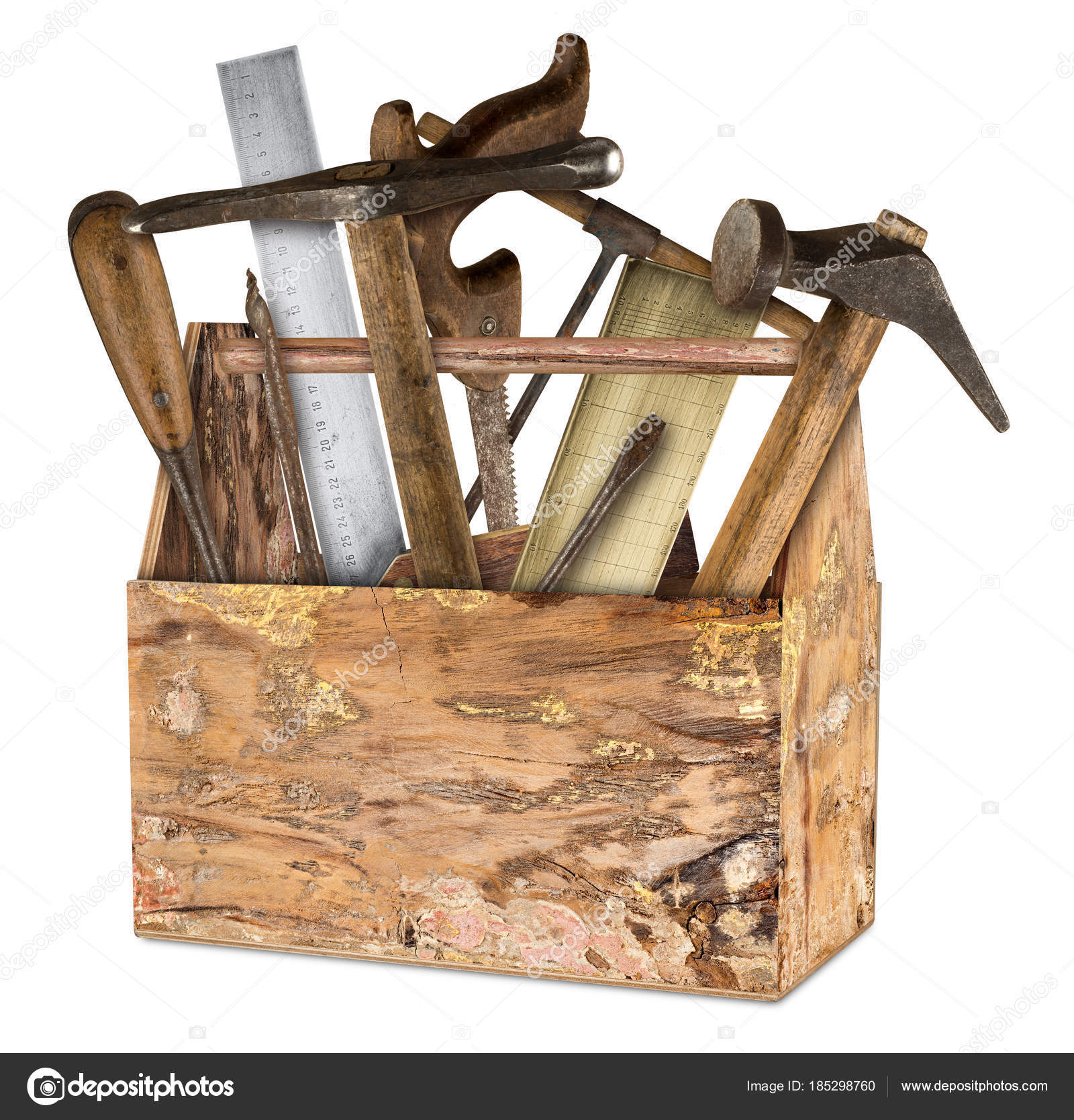Old Wood Tool Box