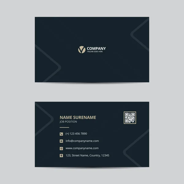 İş Kart Şablonu Vektör Tasarımı