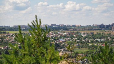 Yüksek kentsel mimari görünümü