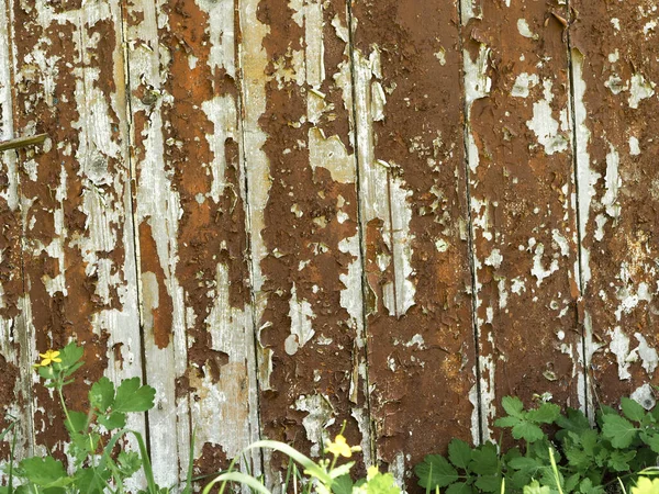 Vintage arkaplan - kırmızıya boyanmış eski bir ahşap tahta.